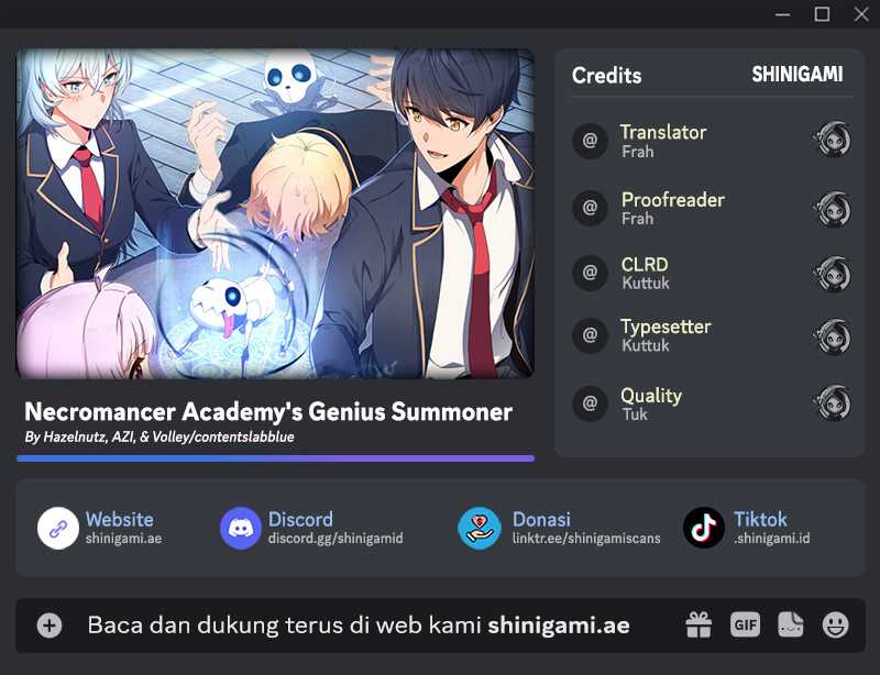 Komik Necromancer Academy’s Genius Summoner Chapter 38 gambar 1