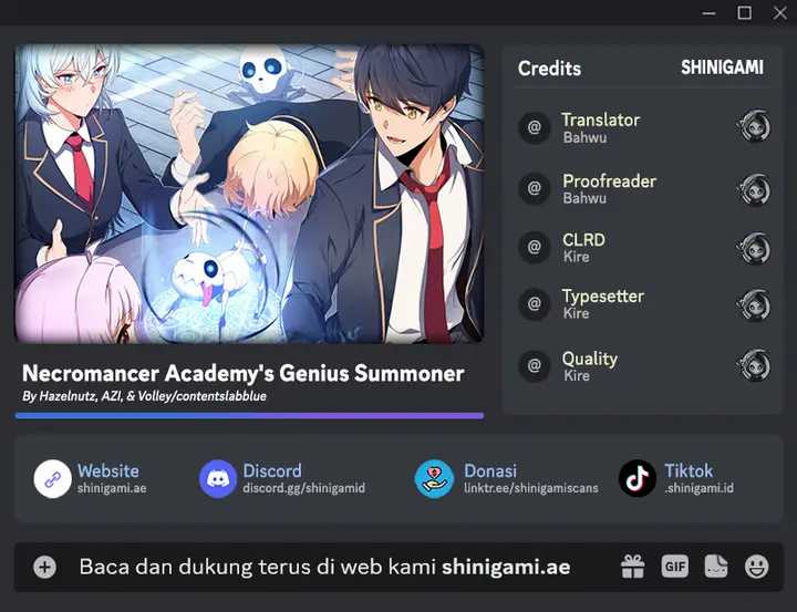 Komik Necromancer Academy’s Genius Summoner Chapter 15 gambar 1