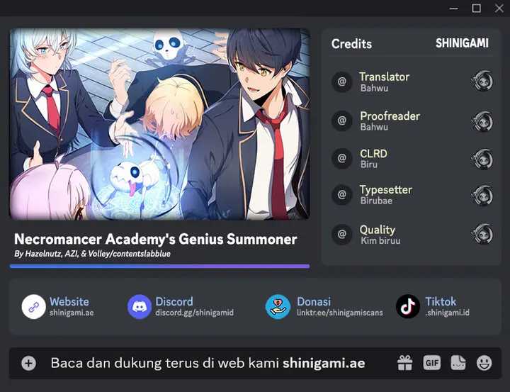 Komik Necromancer Academy’s Genius Summoner Chapter 13 gambar 1