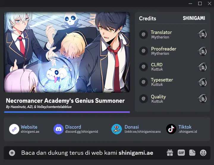 Komik Necromancer Academy’s Genius Summoner Chapter 08 gambar 1