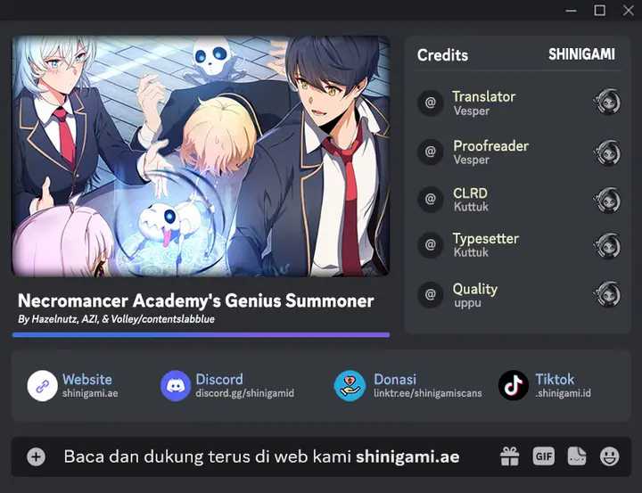 Komik Necromancer Academy’s Genius Summoner Chapter 06 gambar 1