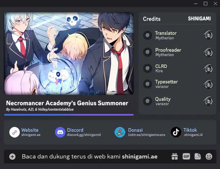 Komik Necromancer Academy’s Genius Summoner Chapter 03 gambar 1