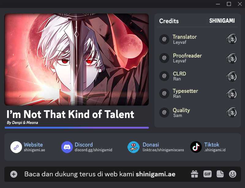 Komik I’m Not That Kind of Talent Chapter 62 gambar 1