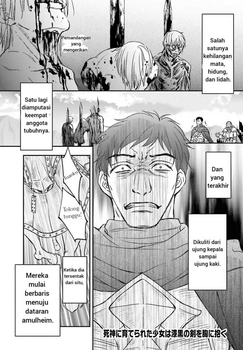 Komik Shinigami ni Sodaterareta Shoujo wa Shikkoku no Tsurugi wo Mune ni Idaku Chapter 28 gambar 1