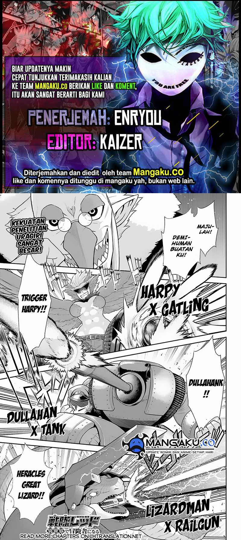 Komik The Red Ranger Becomes an Adventurer in Another World Chapter 28.1 gambar 1