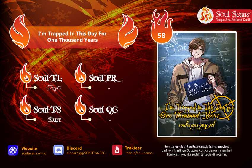 Komik I’m Trapped in This Day for One Thousand Years Chapter 58 gambar 1