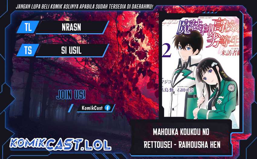 Komik Mahouka Koukou no Rettousei – Raihousha-hen Chapter 19 gambar 1