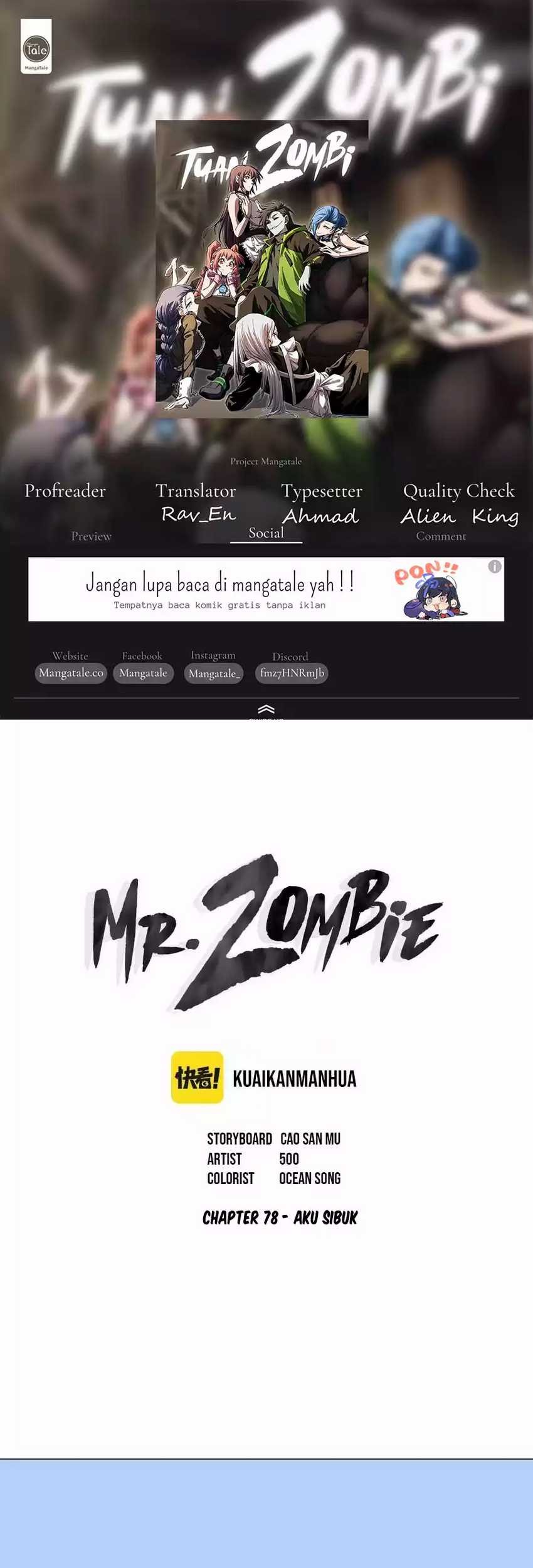 Komik Mr. Zombie Chapter 78 gambar 1