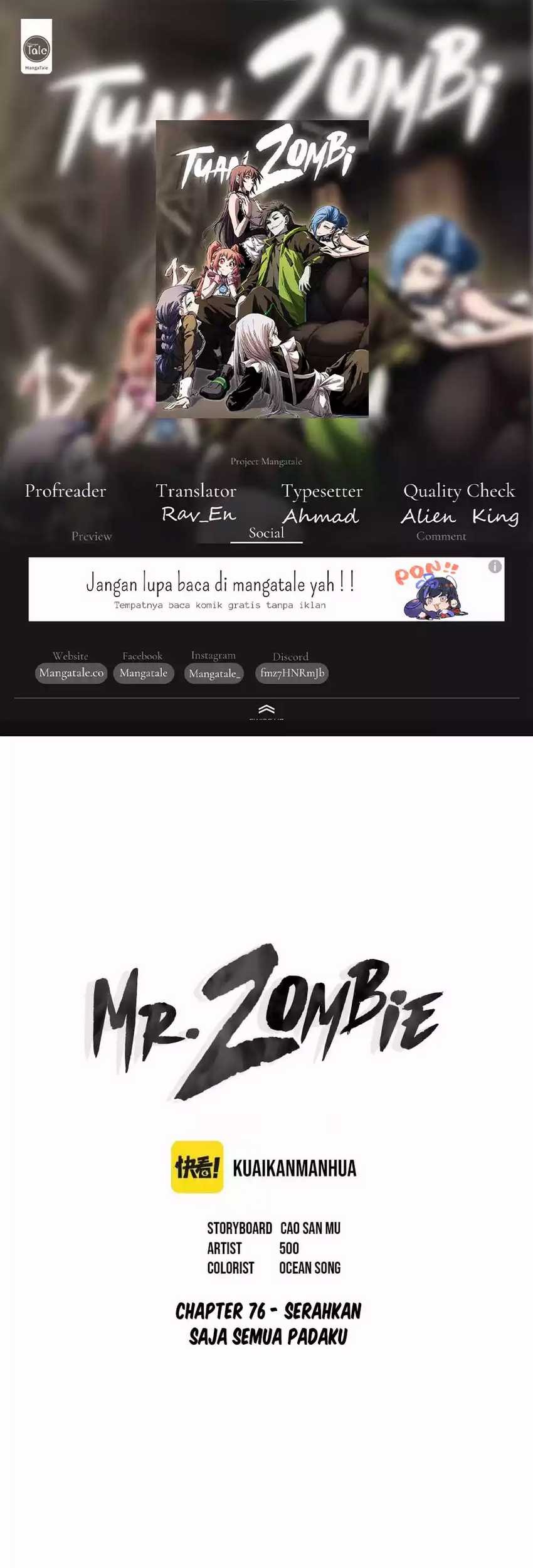 Komik Mr. Zombie Chapter 76 gambar 1