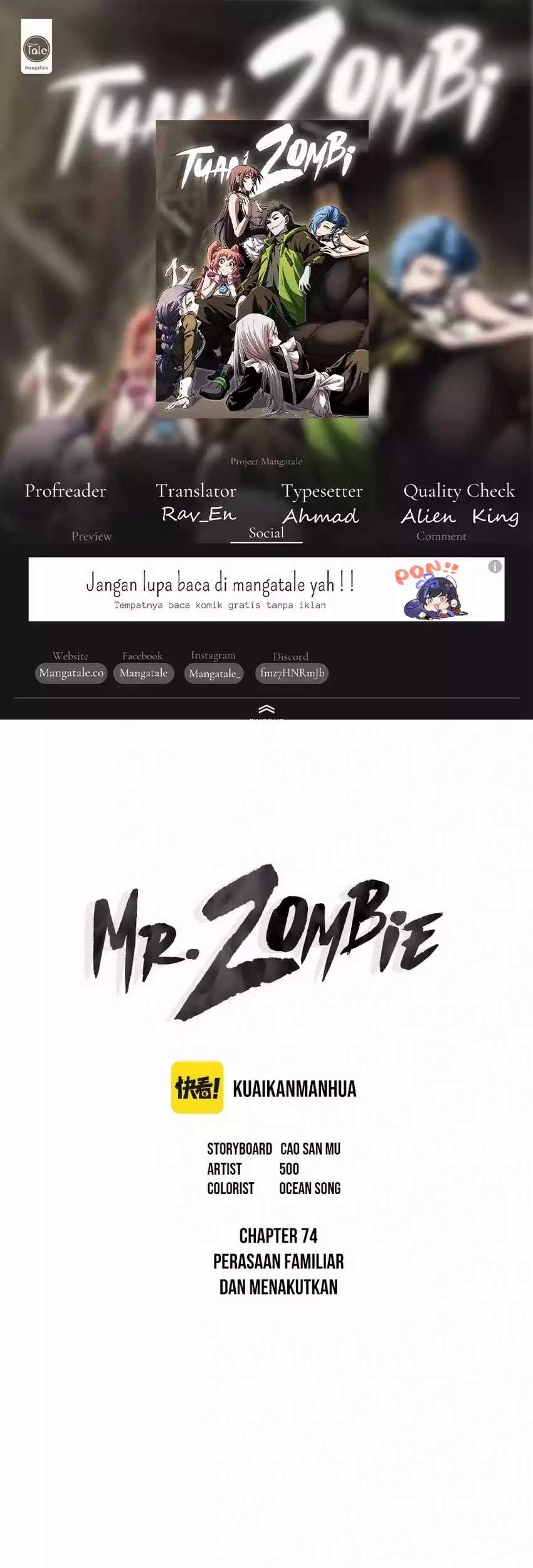 Komik Mr. Zombie Chapter 74 gambar 1