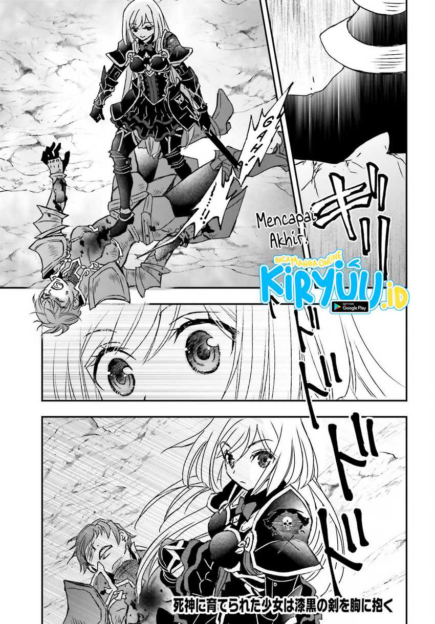 Manga Shinigami ni Sodaterareta Shoujo wa Shikkoku no Tsurugi wo Mune ni Idaku Chapter 39 gambar 2