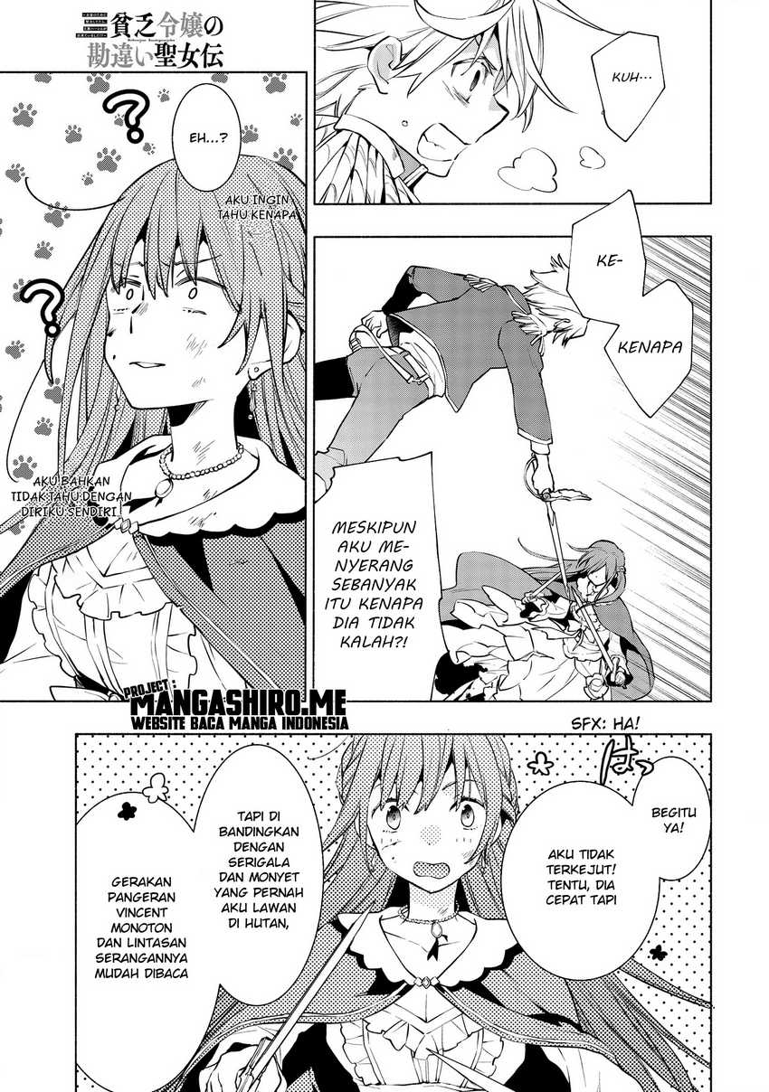 Binbou Reijou no Kanchigai Seijo Den Chapter 05.1 - Halaman 7