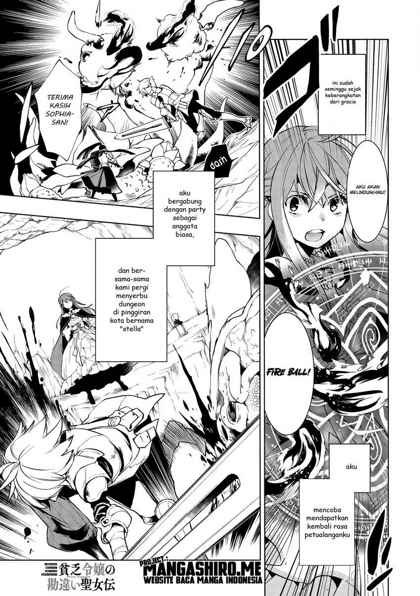 Manga Binbou Reijou no Kanchigai Seijo Den Chapter 02 gambar 2