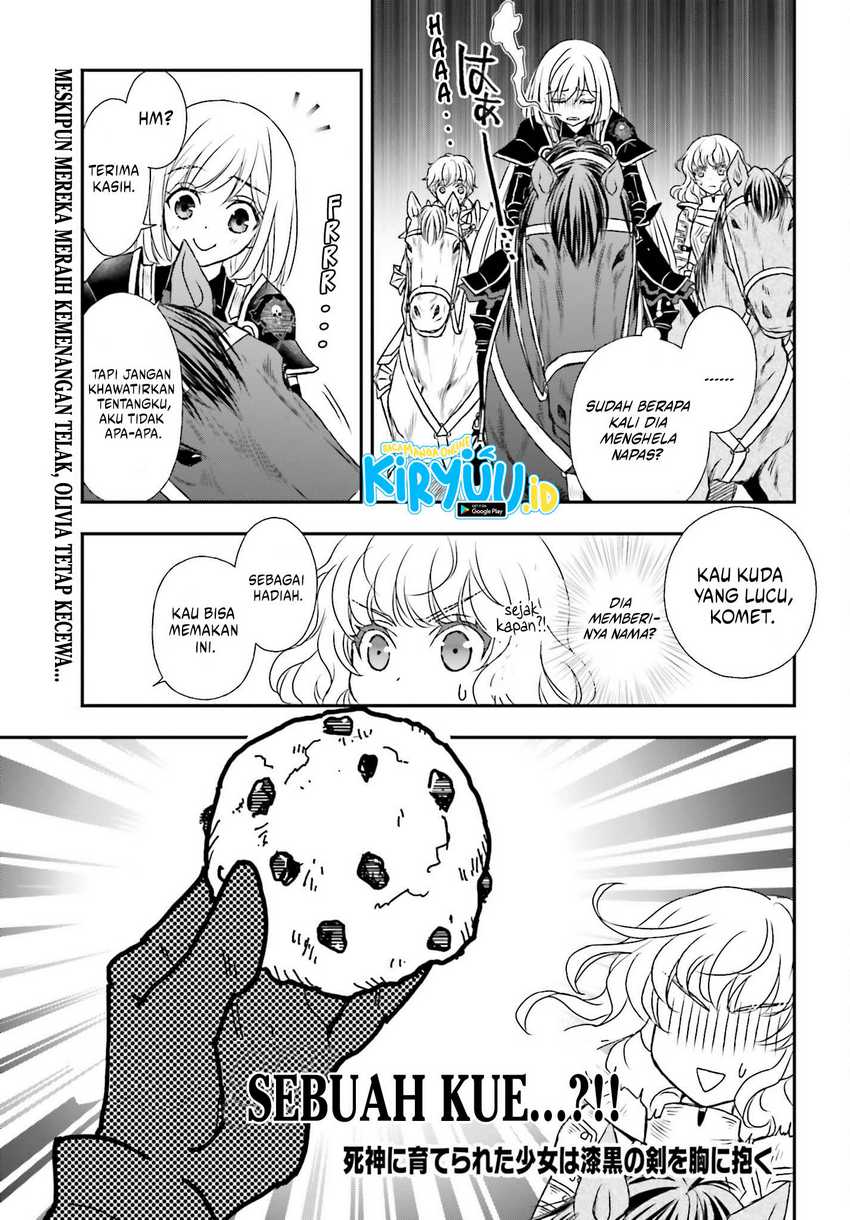 Manga Shinigami ni Sodaterareta Shoujo wa Shikkoku no Tsurugi wo Mune ni Idaku Chapter 40 gambar 2