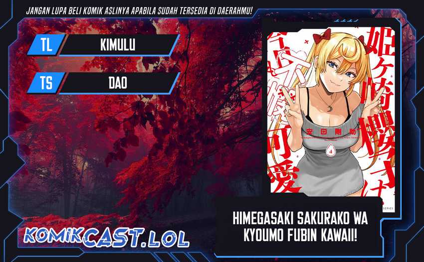 Komik Himegasaki Sakurako wa Kyoumo Fubin Kawaii! Chapter 25 gambar 1