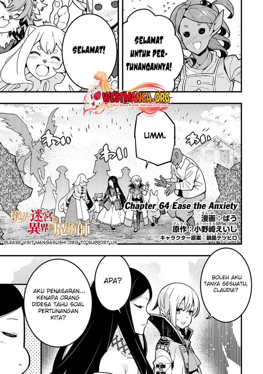 Manga Kyoukai Meikyuu to Ikai no Majutsushi Chapter 64 gambar 2