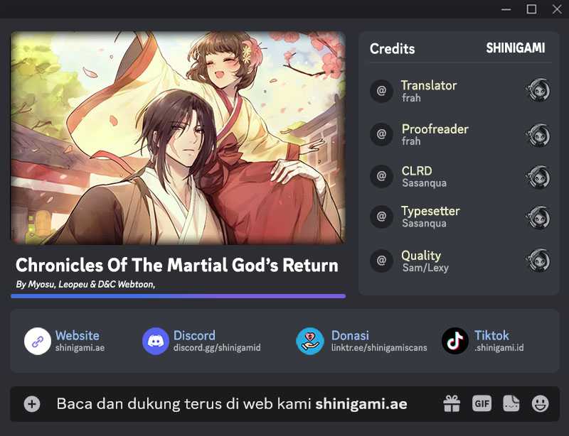 Komik Chronicles Of The Martial God’s Chapter 83 gambar 1