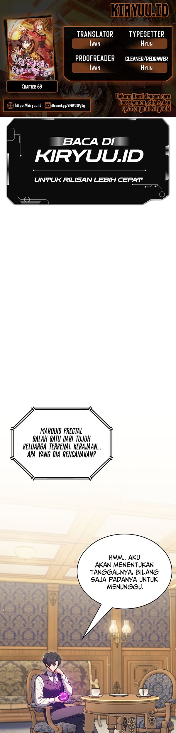 Komik I Regressed to My Ruined Family Chapter 69 gambar 1