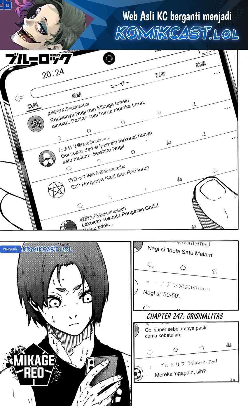 Blue Lock Chapter 247 - Halaman 2