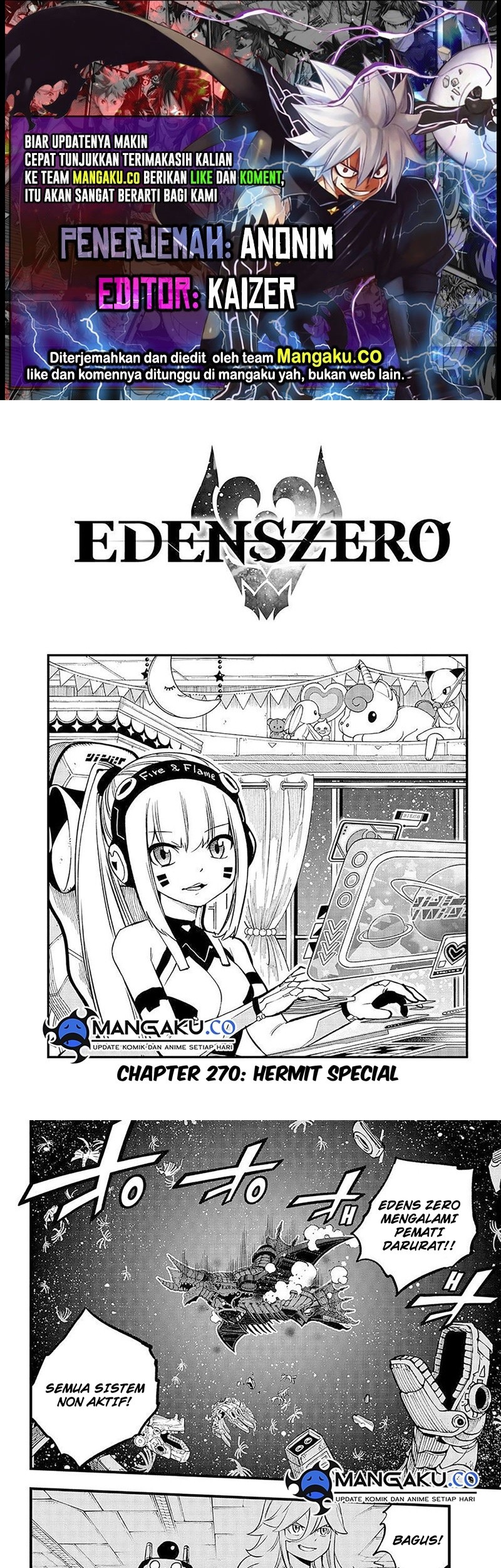 Komik Eden's Zero Chapter 270 gambar 1
