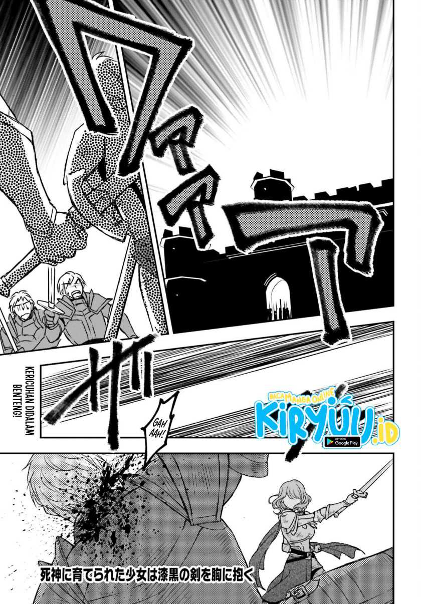 Manga Shinigami ni Sodaterareta Shoujo wa Shikkoku no Tsurugi wo Mune ni Idaku Chapter 44 gambar 2