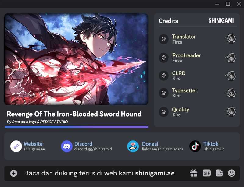 Komik Revenge of the Iron-Blooded Sword Hound Chapter 62 gambar 1
