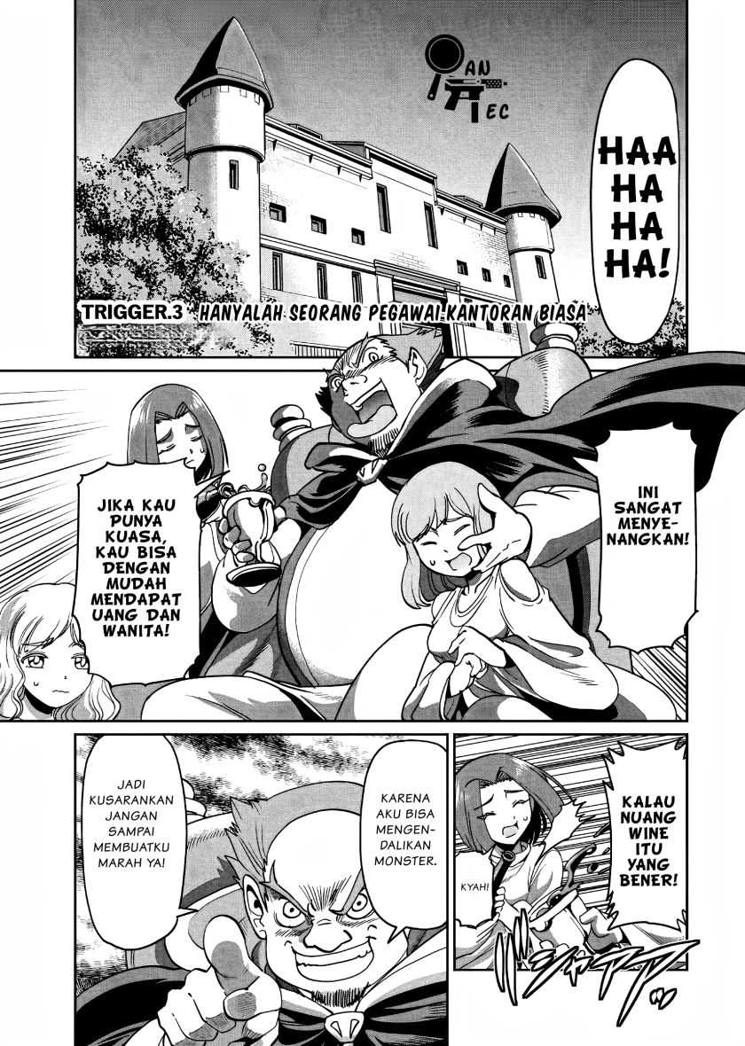 Manga Isekai Shoukan Oji-san no Juumusou Life – Sabage Suki Salaryman wa Kaisha Owari ni Isekai e Chokki suru Chapter 03 gambar 2