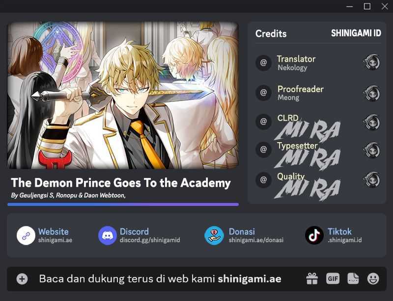 Komik The Demon Prince Goes to the Academy Chapter 47 gambar 1