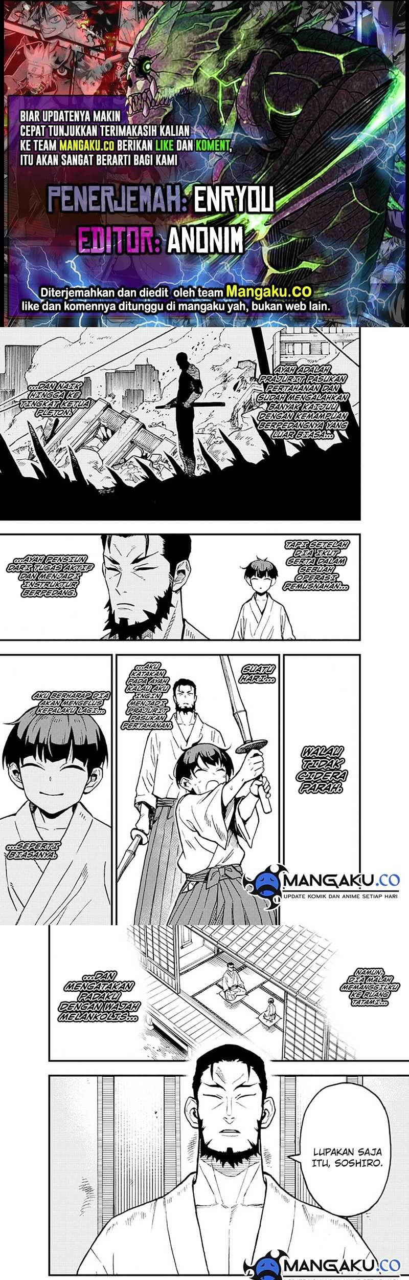 Komik 8Kaijuu B-Side Chapter 03.2 gambar 1