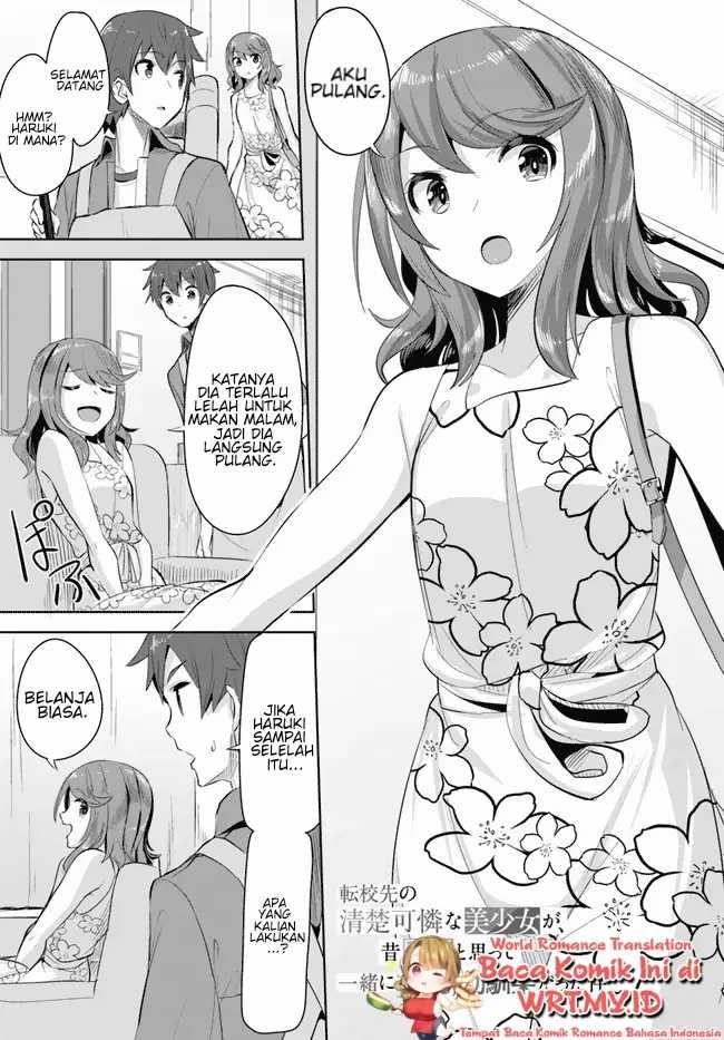 Manga Tenkou-saki no Seiso Karen na Bishoujo ga, Mukashi Danshi to Omotte Issho ni Asonda Osananajimi datta Ken Chapter 09 gambar 2