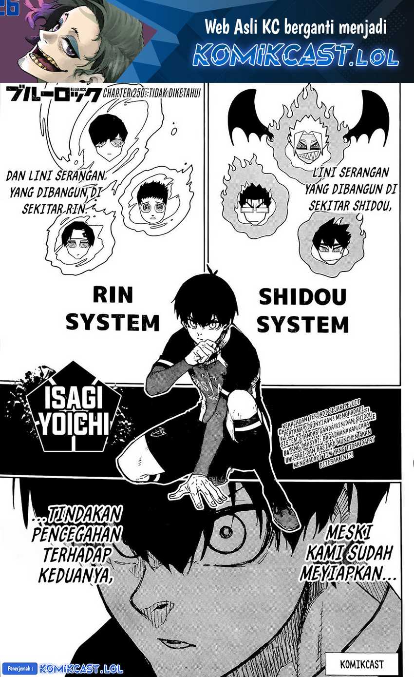 Blue Lock Chapter 250 - Halaman 2
