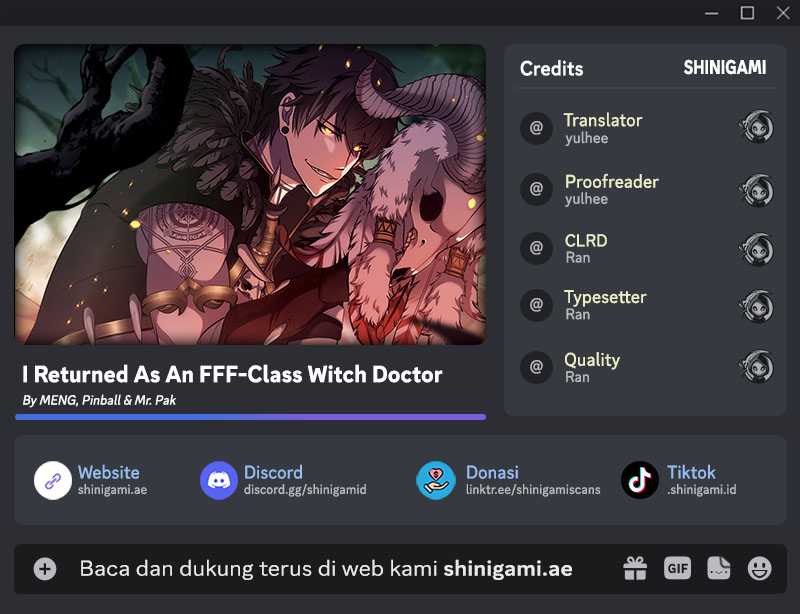 Komik I Returned As An FFF-Class Witch Doctor Chapter 61 gambar 1