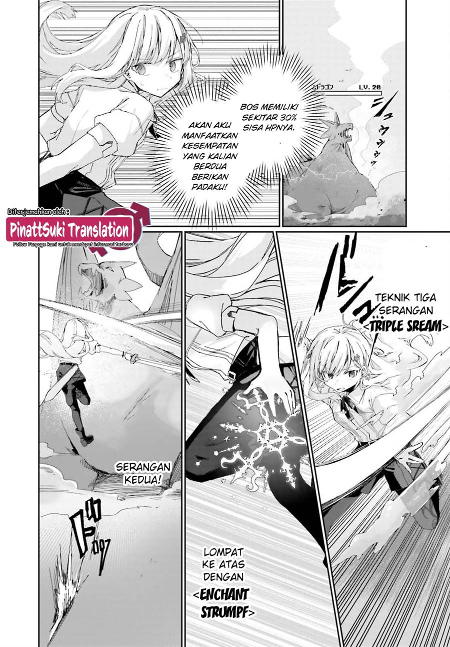 Astral Online – Maou no Noroi de Saikyou Bishoujo ni natta Ore, Saijaku Shoku da ga Cheat Skill de Chou Seichou shite Musou suru Chapter 03.2 - Halaman 3