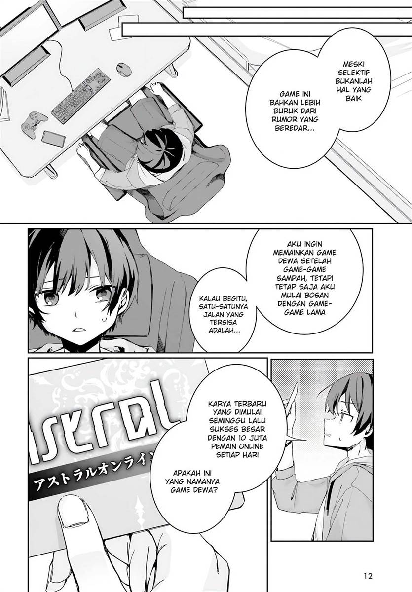 Astral Online – Maou no Noroi de Saikyou Bishoujo ni natta Ore, Saijaku Shoku da ga Cheat Skill de Chou Seichou shite Musou suru Chapter 01 - Halaman 5