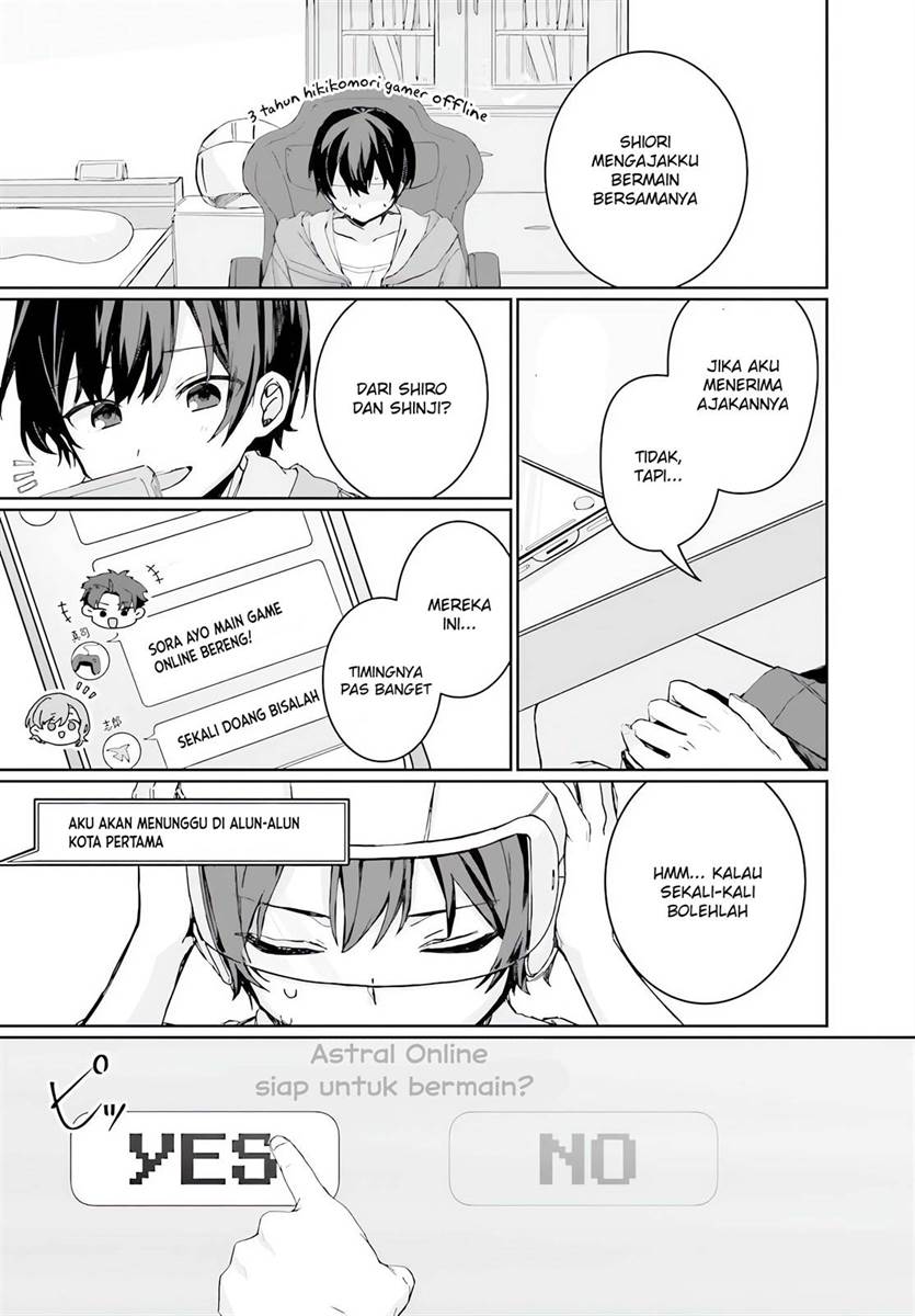 Astral Online – Maou no Noroi de Saikyou Bishoujo ni natta Ore, Saijaku Shoku da ga Cheat Skill de Chou Seichou shite Musou suru Chapter 01 - Halaman 7