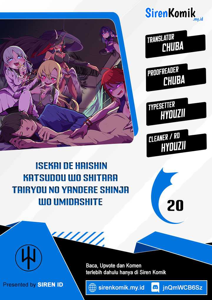 Komik Isekai de Haishin Katsudou wo Shitara Tairyou no Yandere Shinja wo Umidashite Shimatta Ken Chapter 20 gambar 1
