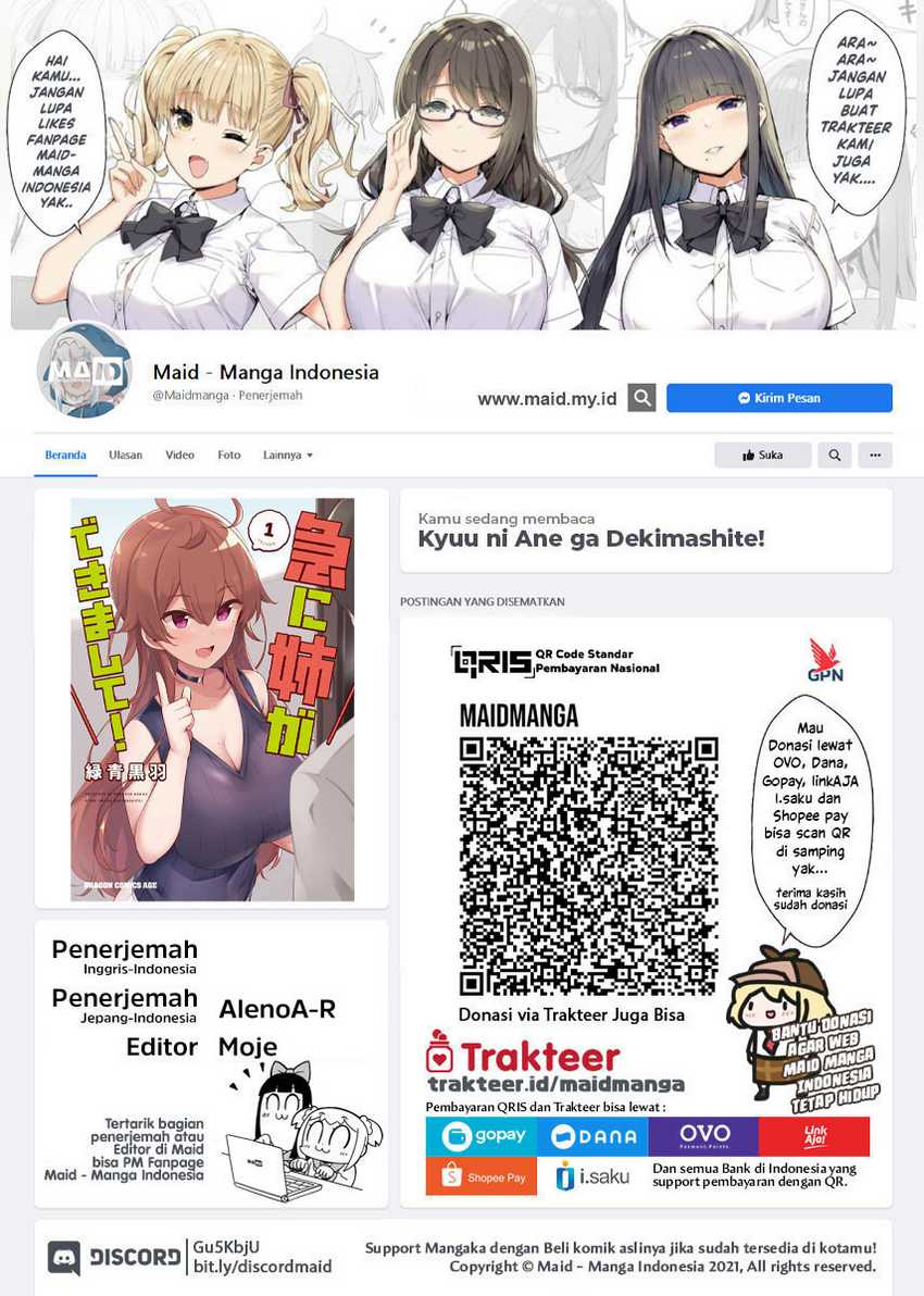 Manga Kyuu ni Ane ga Dekimashite! Chapter 15 gambar 2