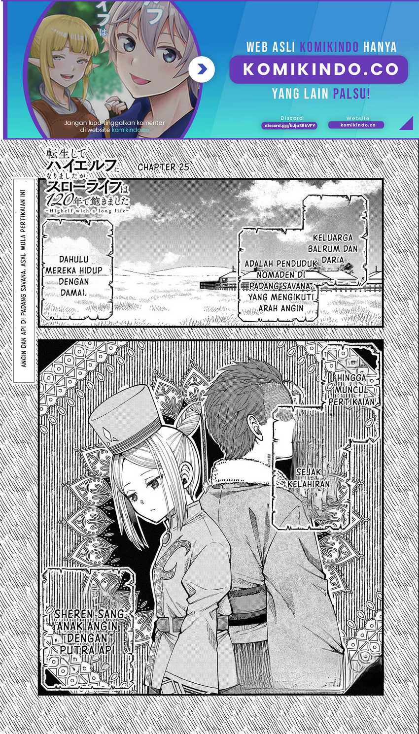 Komik Tensei Shite High Elf ni Narimashitaga, Slow Life wa 120-nen de Akimashita Chapter 25 gambar 1