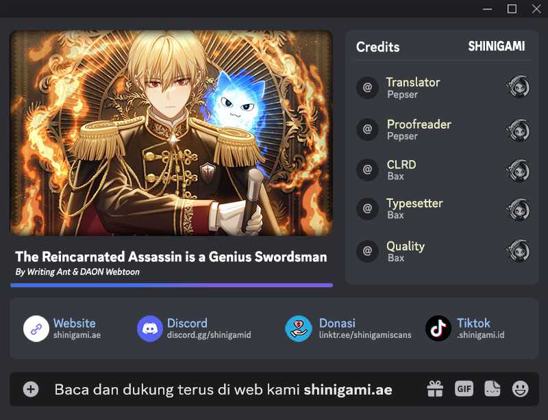 Komik The Reincarnated Assassin is a Genius Swordsman Chapter 37 gambar 1