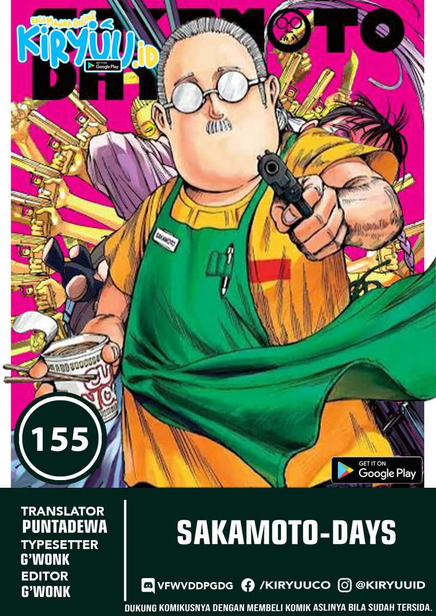 Komik Sakamoto Days Chapter 155 gambar 1