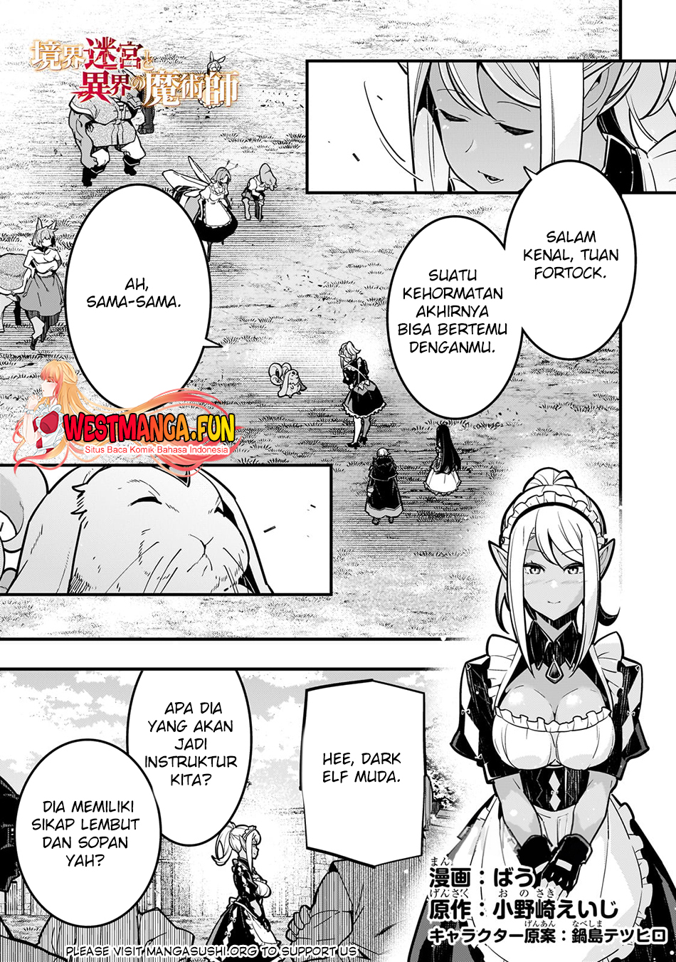 Manga Kyoukai Meikyuu to Ikai no Majutsushi Chapter 66 gambar 2