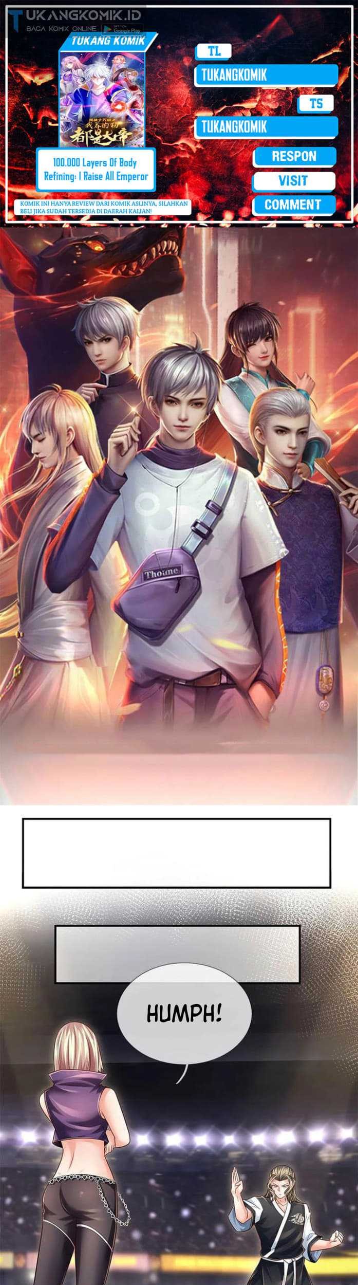 Komik 100.000 Layers Of Body Refining: I Raise All Emperor Chapter 205 gambar 1