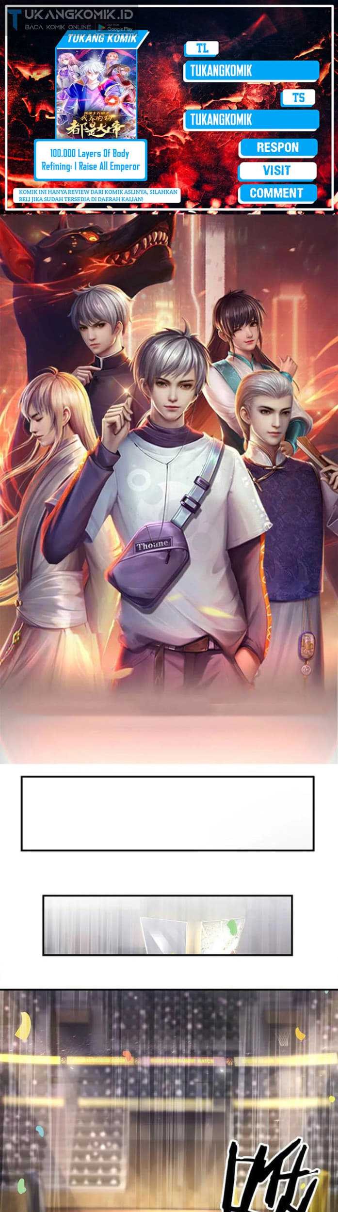 Komik 100.000 Layers Of Body Refining: I Raise All Emperor Chapter 204 gambar 1