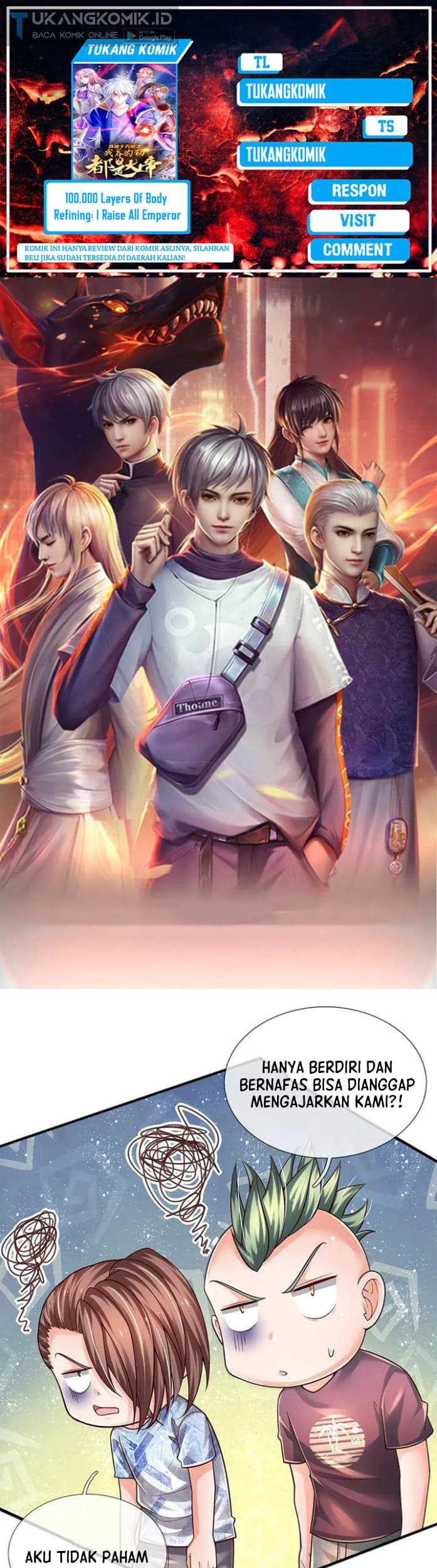Komik 100.000 Layers Of Body Refining: I Raise All Emperor Chapter 202 gambar 1