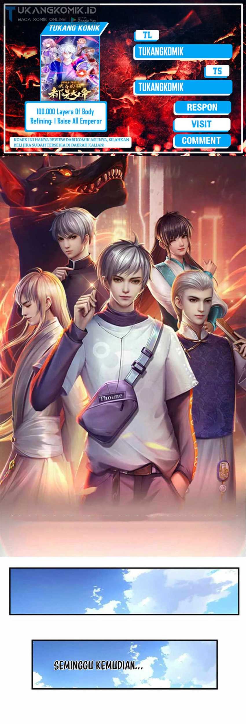 Komik 100.000 Layers Of Body Refining: I Raise All Emperor Chapter 201 gambar 1