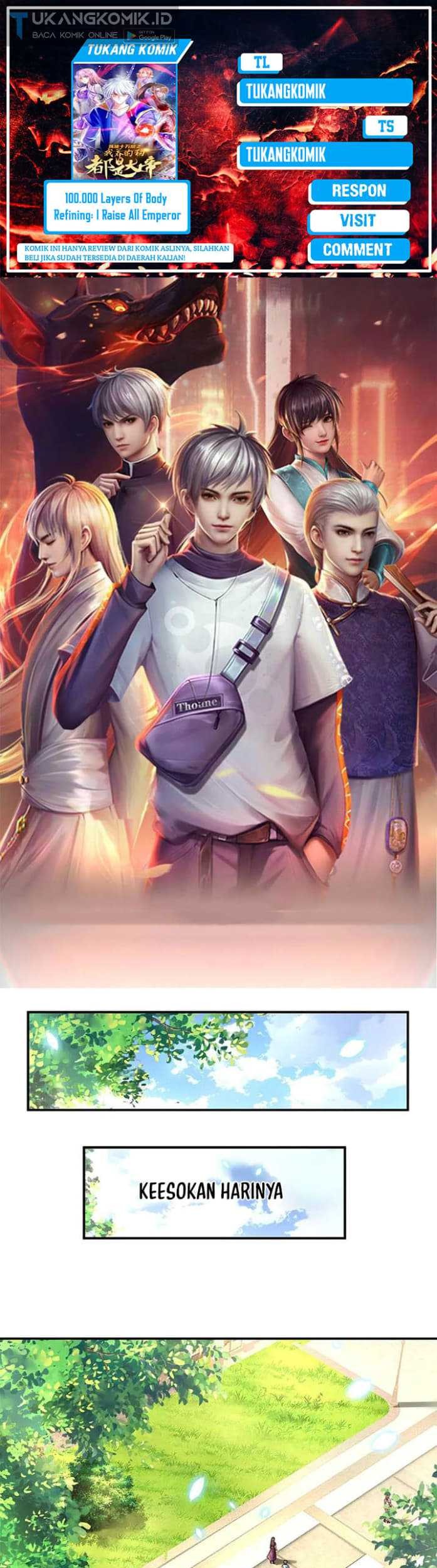 Komik 100.000 Layers Of Body Refining: I Raise All Emperor Chapter 197 gambar 1