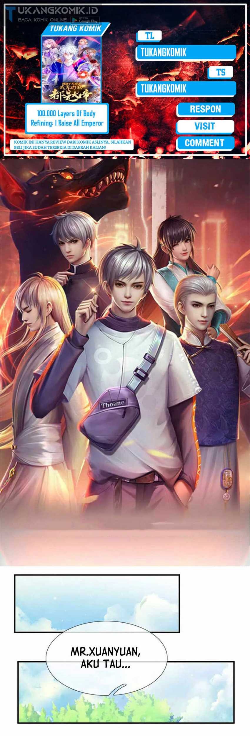 Komik 100.000 Layers Of Body Refining: I Raise All Emperor Chapter 195 gambar 1