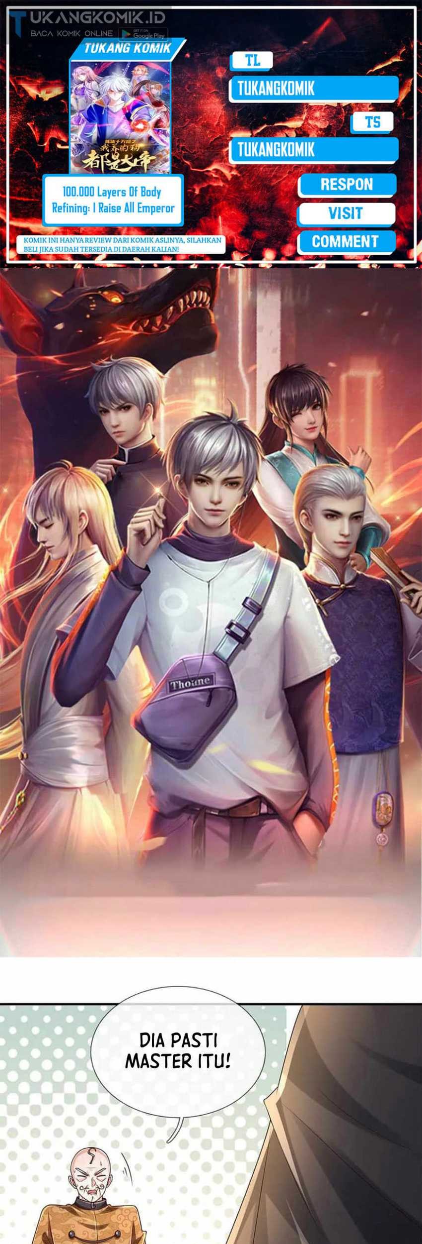 Komik 100.000 Layers Of Body Refining: I Raise All Emperor Chapter 194 gambar 1