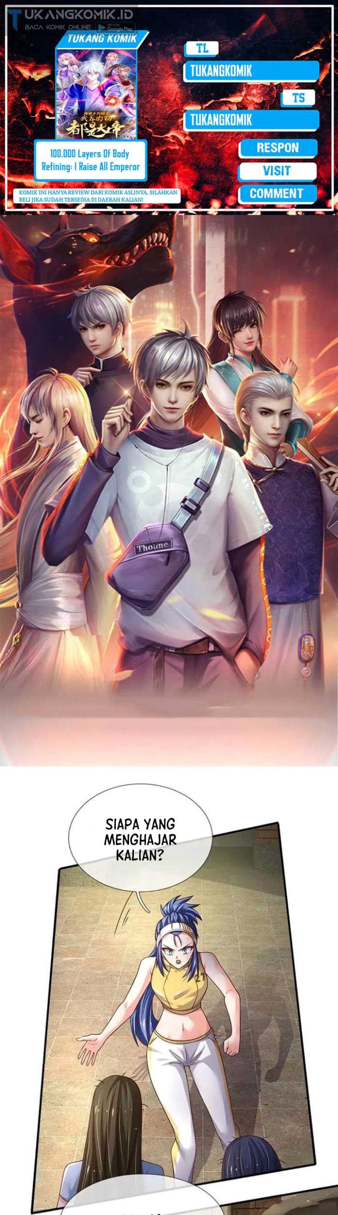 Komik 100.000 Layers Of Body Refining: I Raise All Emperor Chapter 189 gambar 1