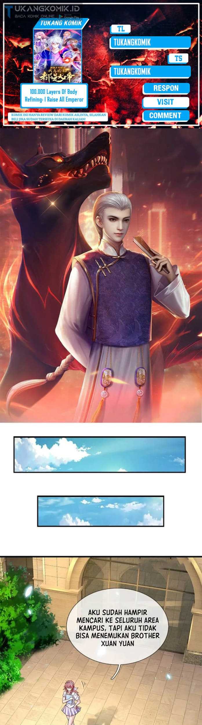 Komik 100.000 Layers Of Body Refining: I Raise All Emperor Chapter 188 gambar 1